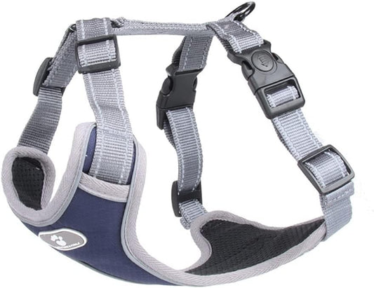 Dog Collar Harnesses Leashes Traction Rope for Dogs Reflectivedog Collars Breathable Nylon Belt Dog Collars Washable Dog Collars Portable Traveldog Collars Multiple Colors… (XL, Dark Blue)
