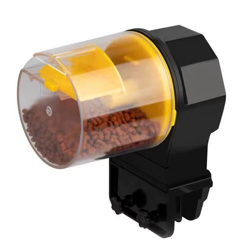 Intelligent Automatic Fish Feeder with High Capacity for Goldfish Aquariums