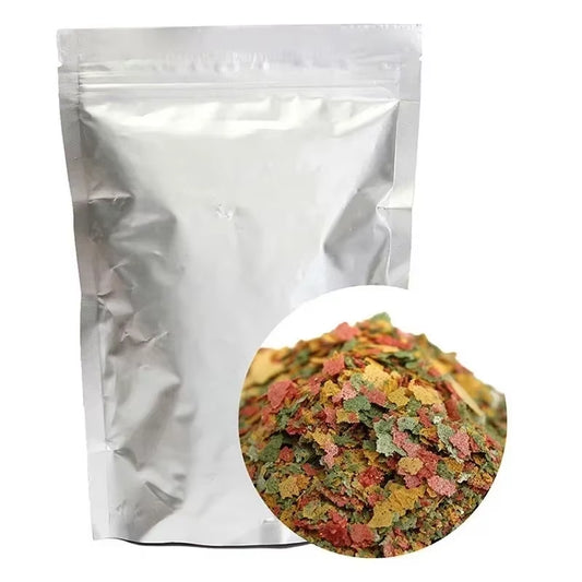 100G/Packsmall Tropical Ornamental Fish Feed Aquarium Fish Thin Slice Feed Fish Feed Seedling Growth Food Family Fishing Tools